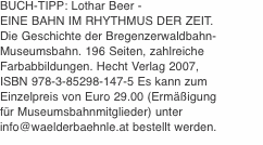 Buch-Tipp: Lothar Beer - Eine Bahn im Rhythmus der Zeit.  Die G