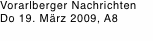 Vorarlberger Nachrichten Do 19. März 2009, A8